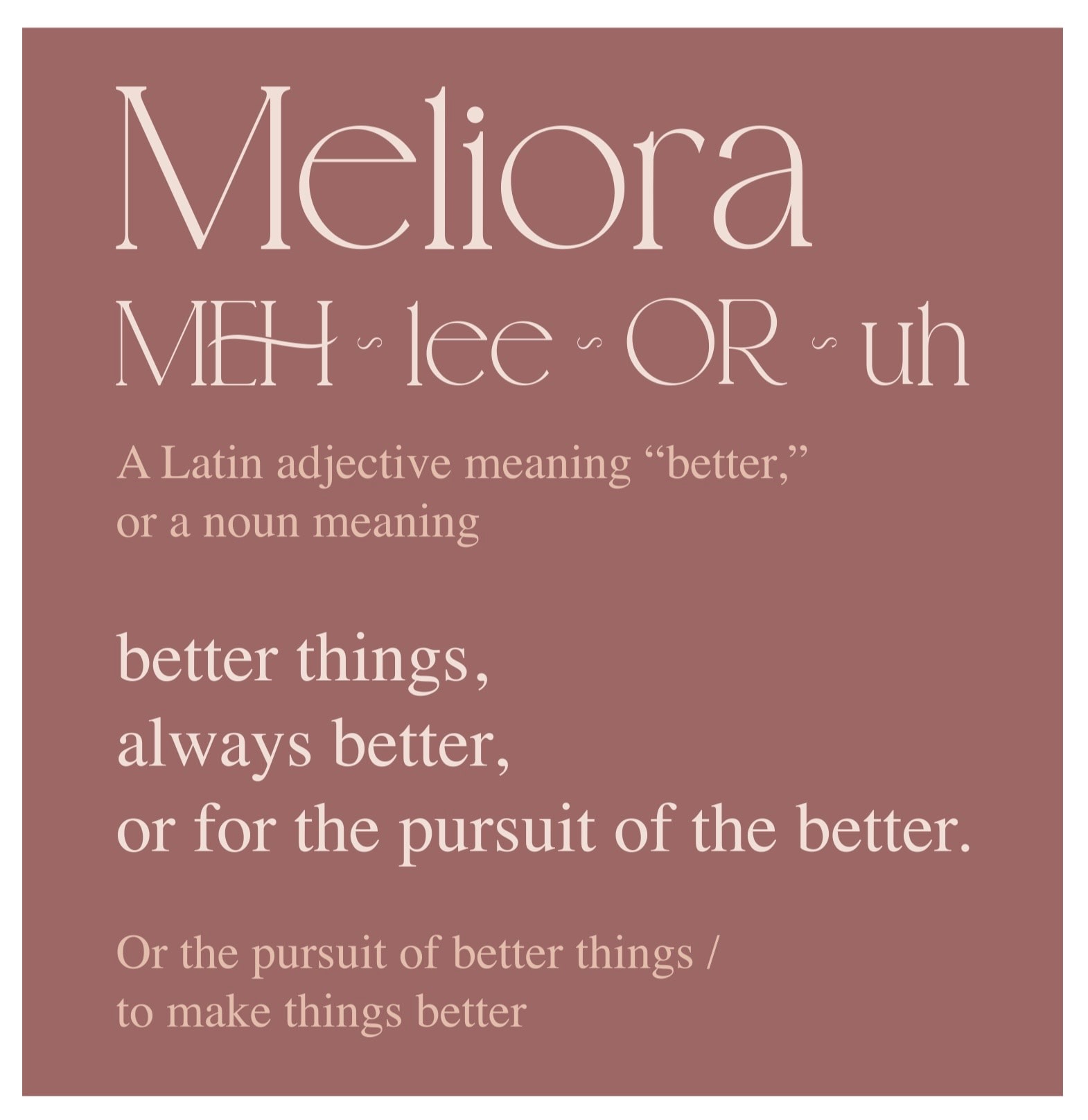 Meliora Mission Magnet